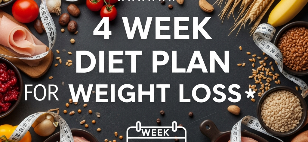 4 Week Diet Plan for Weight Loss