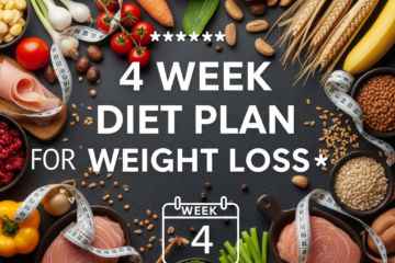 4 Week Diet Plan for Weight Loss