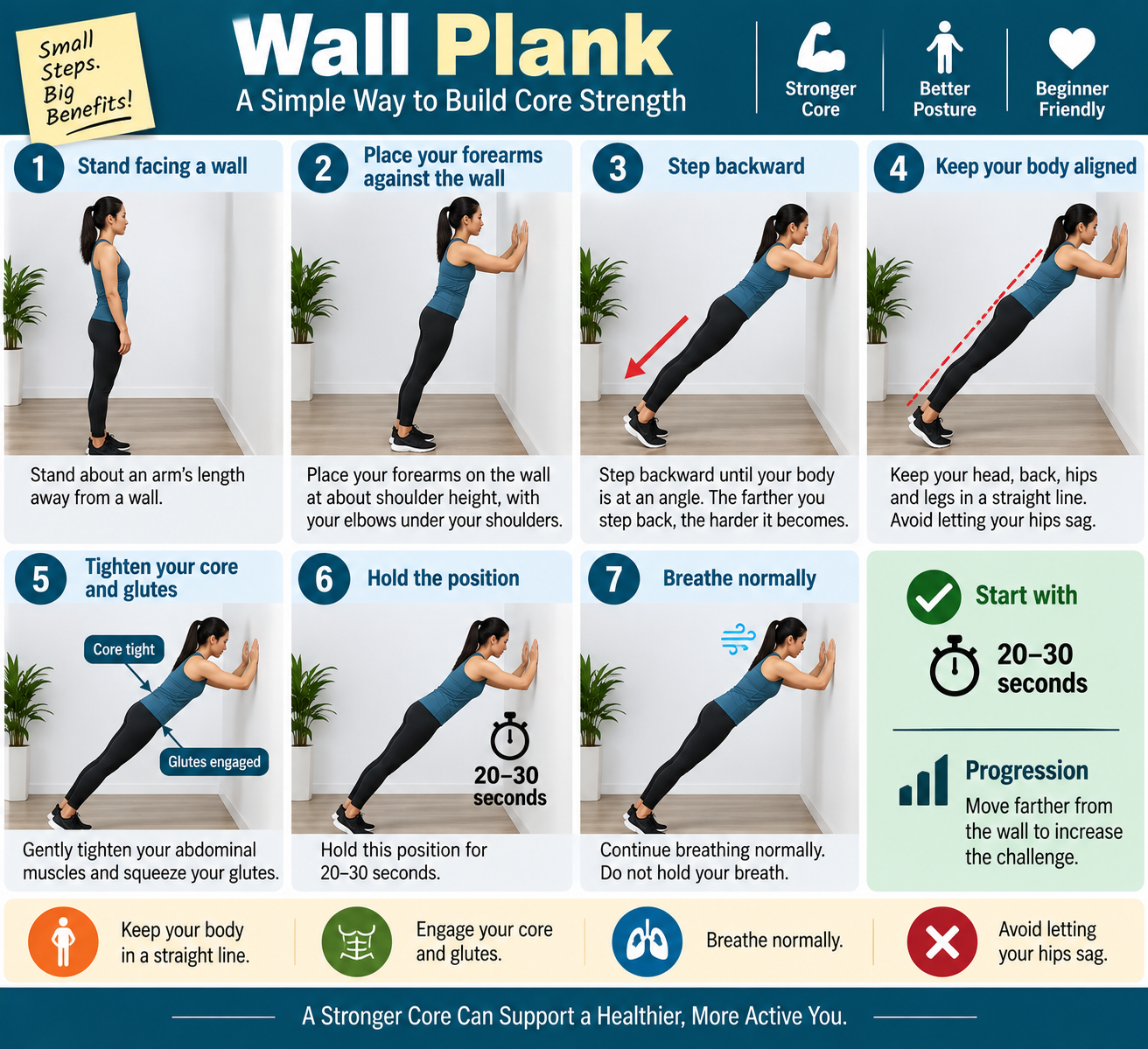 how to do Wall Plank