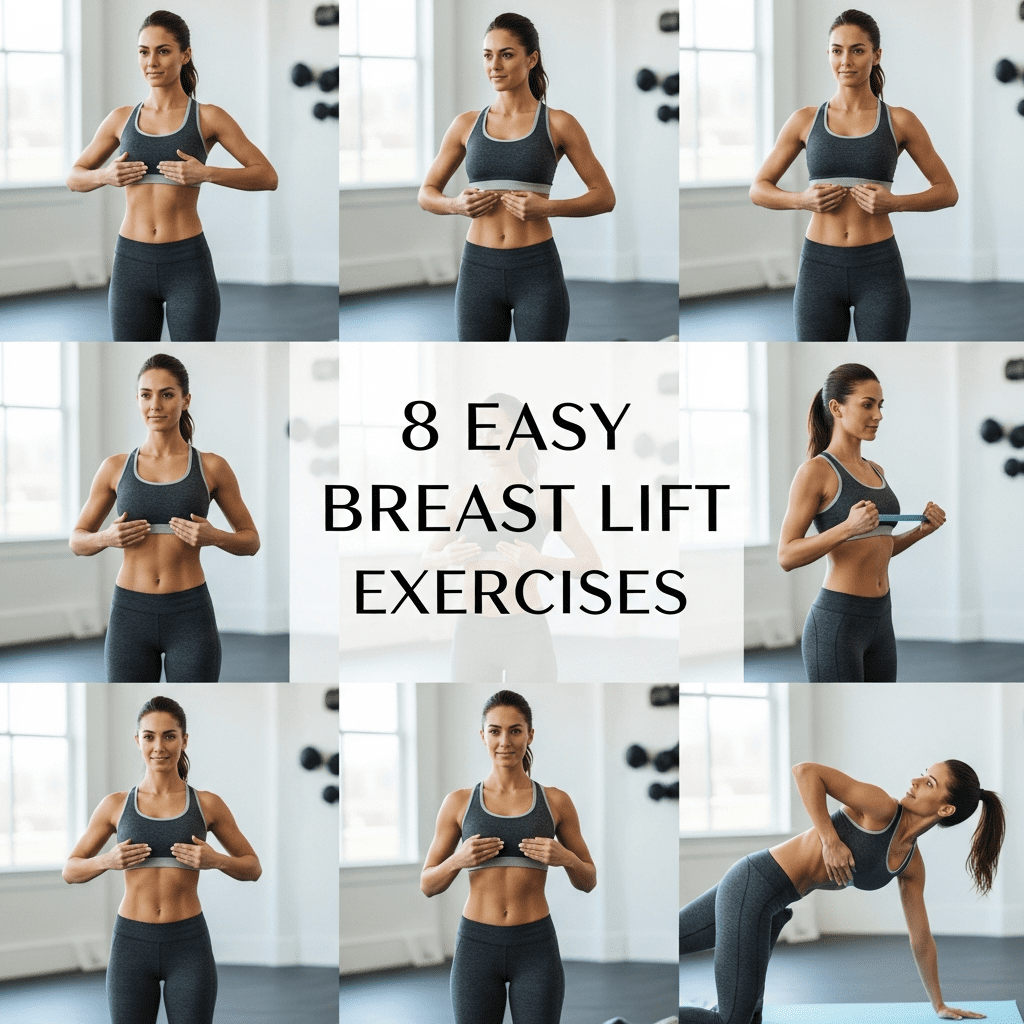 8 Easy Breast Lift Exercises