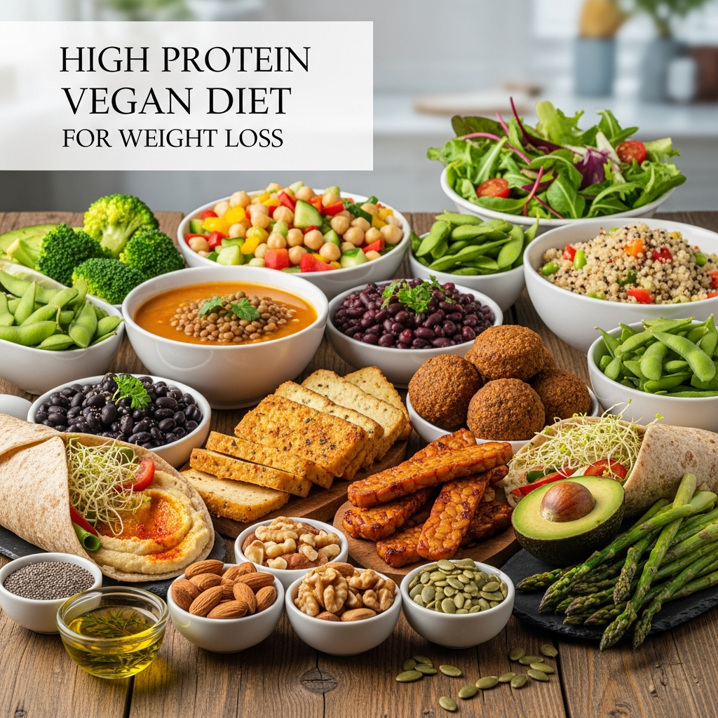 High Protein Vegan Diet for Weight Loss