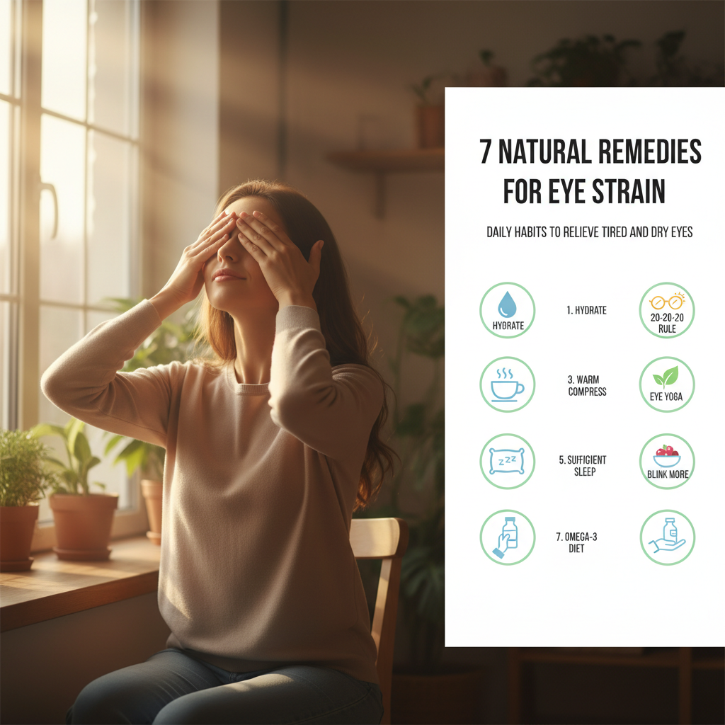 Natural remedies for eye strain