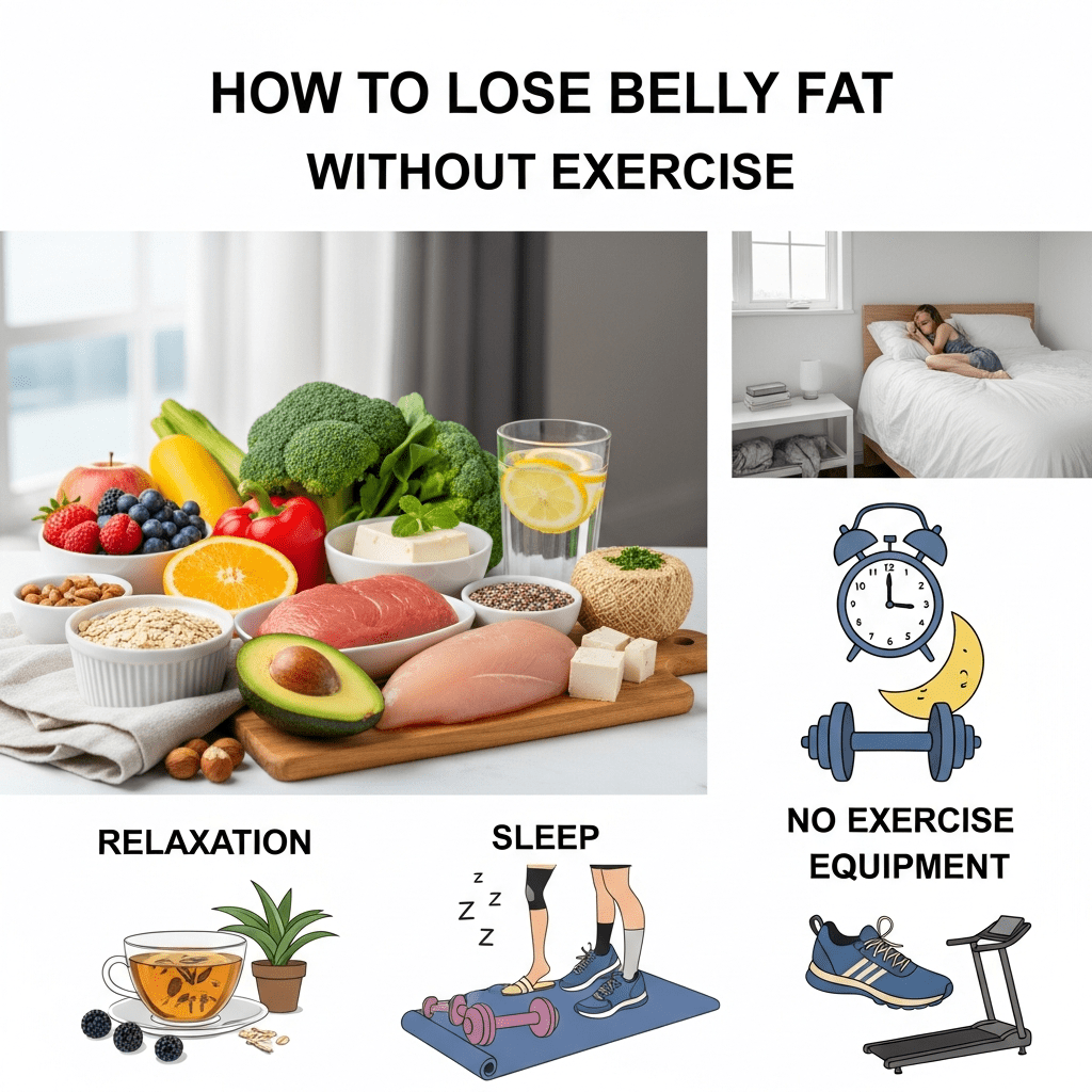 How to Lose Belly Fat without Exercise