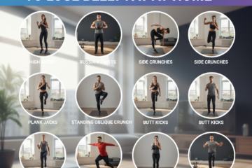 standing exercises to lose belly fat at home