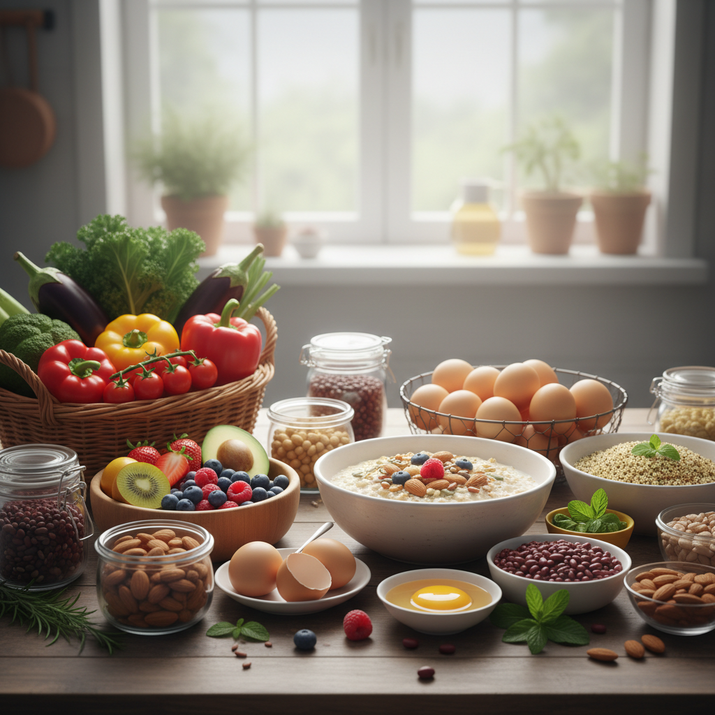 Whole foods for a healthy eating plan for beginners