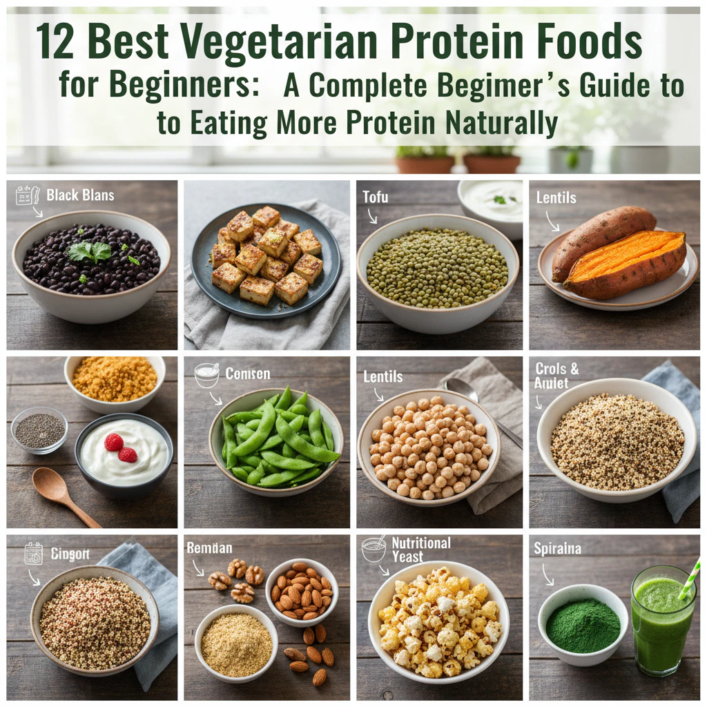 12 Best Vegetarian Protein Foods for Beginners: A Complete Beginner's Guide to Eating More Protein Naturally