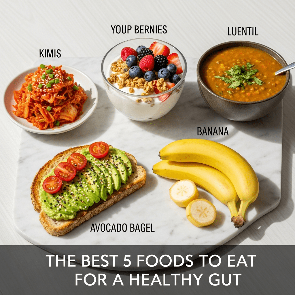 5 Foods to Eat for a Healthy Gut