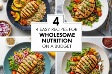 4 Easy Recipes for Wholesome Nutrition on a Budget
