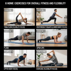 6 Home Exercises for Overall Fitness and Flexibility: A Comprehensive Guide