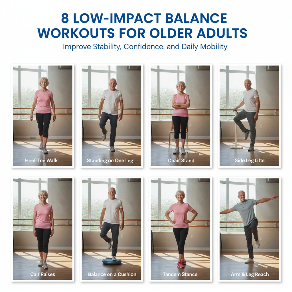 low-impact balance workouts for older adults