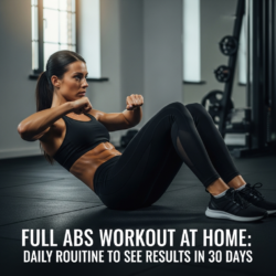 Full Abs Workout at Home: Daily Routine to See Results in 30 Days