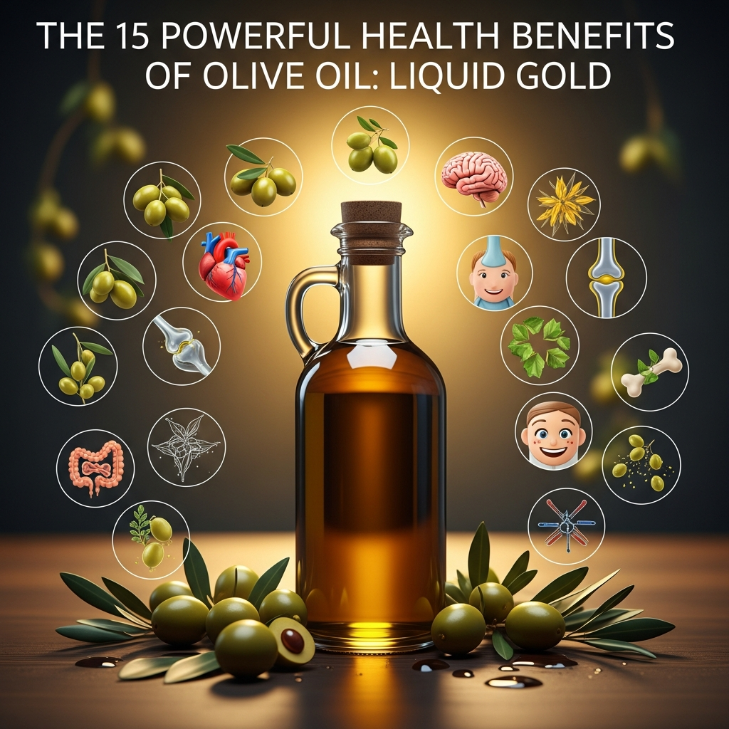 Powerful Health Benefits of Olive Oil