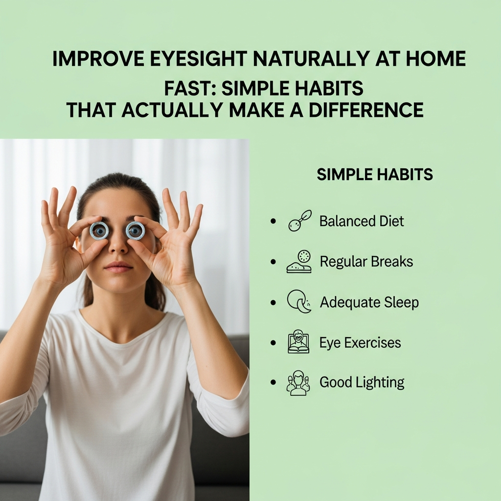 Improve Eyesight Naturally at Home Fast