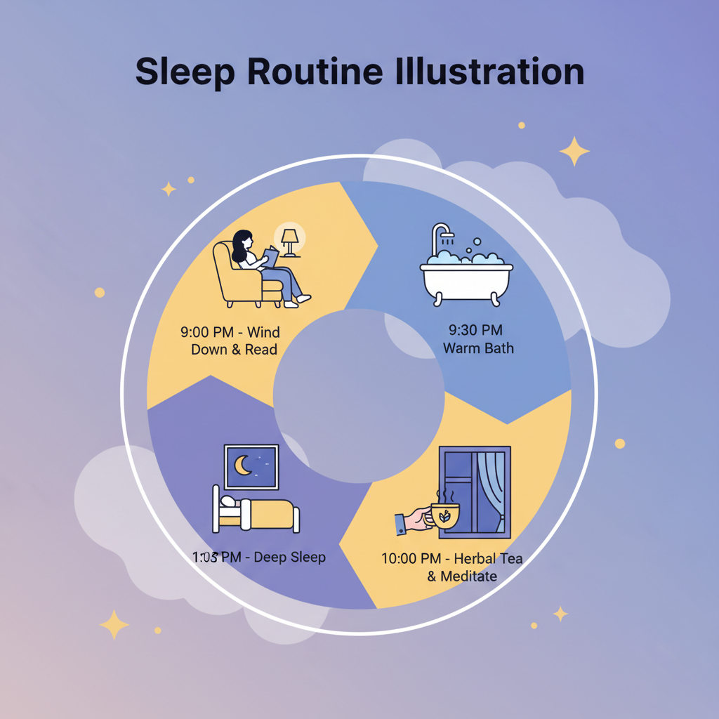 Healthy bedtime routine for better sleep